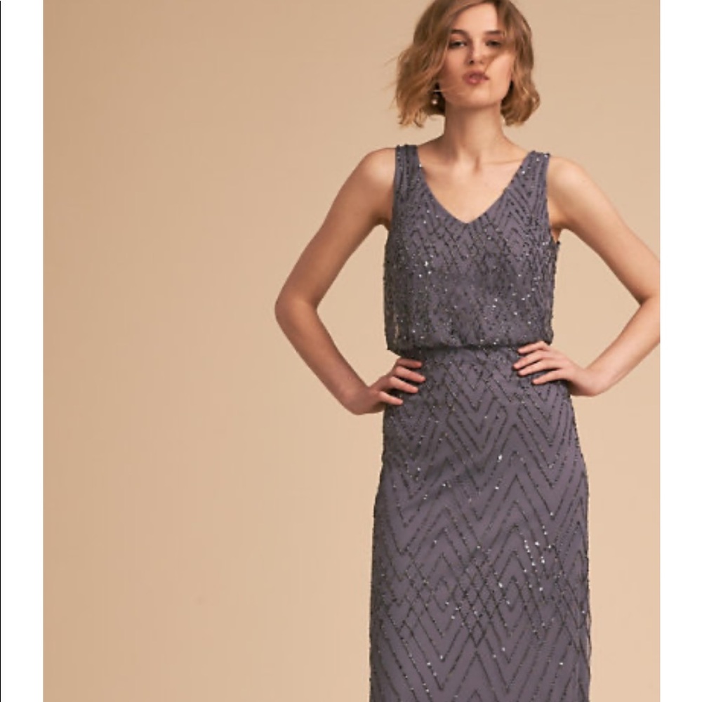 BHLDN Blaise Bridesmaids Dress in Hydrangea